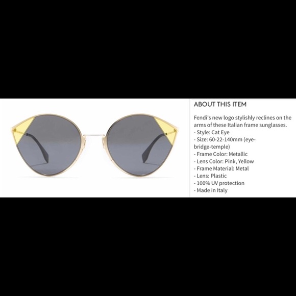 Fendi cateye womens sunglasses - Picture 14 of 14